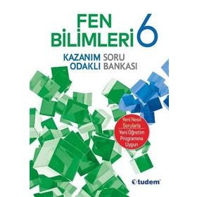 6. Sınıf Fen Bilimleri Kazanım Odaklı Soru Bankası Komisyon Tudem Hazırlık Yayınları
