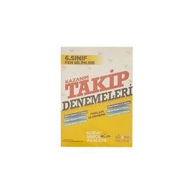 6. Sınıf Fen Bilimleri Kazanım Takip Denemeleri Koray Varol Akademi