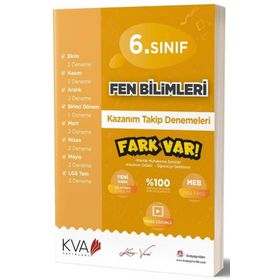 6. Sınıf Fen Bilimleri Kazanım Takip Denemeleri Koray Varol Akademi