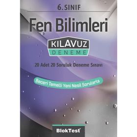 6. Sınıf Fen Bilimleri Kılavuz Deneme-Blok Test Yayınları