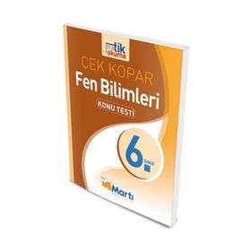 6. Sınıf Fen Bilimleri Konu Testi Çek Kopar Martı Okul Yayınları - kollektif