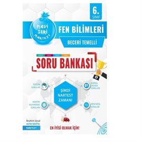 6. Sınıf Fen Bilimleri Mavi Soru Bankası-Nartest Yayınları