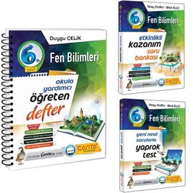 6. Sınıf Fen Bilimleri Öğreten Defter - Çanta Yayınları