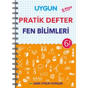 6. Sınıf Fen Bilimleri Pratik Defter - Sadık Uygun Yayınları