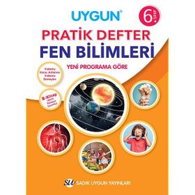 6. Sınıf Fen Bilimleri Pratik Defter - Sadık Uygun Yayınları