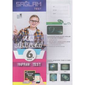 6. Sınıf Fen Bilimleri Sağlam Yaprak Test-Molekül Yayınları
