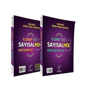 6.Sınıf Fen Bilimleri Sayısal Mix Soru Bankası Karekök Yayınları