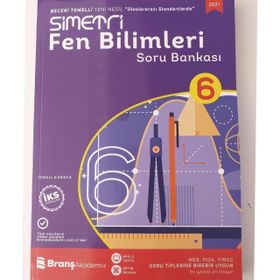 6. Sınıf Fen Bilimleri Simetri Soru Bankası-Branş Akademi Yayınları