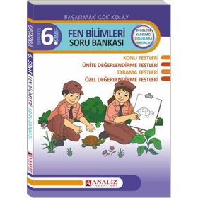 6. Sınıf Fen Bilimleri Soru Bankası - Analiz Yayınları