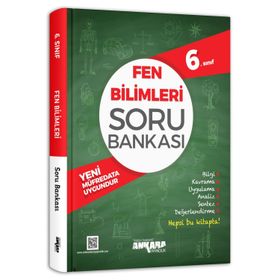 6. Sınıf Fen Bilimleri Soru Bankası Ankara Yayınları