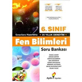 6. Sınıf Fen Bilimleri Soru Bankası - Aydın Yayınları