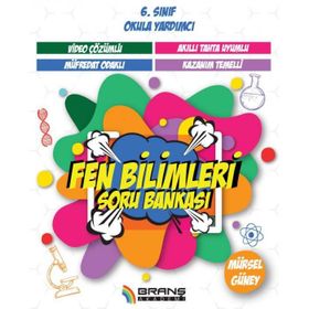 6.Sınıf Fen Bilimleri Soru Bankası Branş Akademi Yayınları