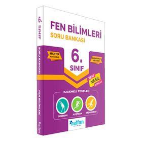 6. Sınıf Fen Bilimleri Soru Bankası Netfen Yayınları