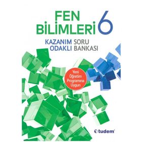 6. Sınıf Fen Bilimleri Soru Bankası Tudem Yayınları