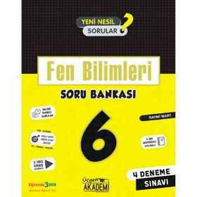 6. Sınıf Fen Bilimleri Soru Bankası-Üçgen Akademi Yayınları