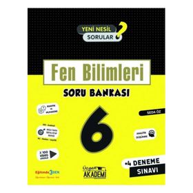 6. Sınıf Fen Bilimleri Soru Bankası-Üçgen Akademi Yayınları
