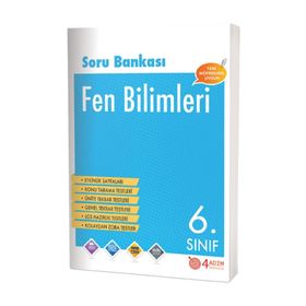 6.Sınıf Fen Bilimleri Soru Bankası/4 Adım Yayınları