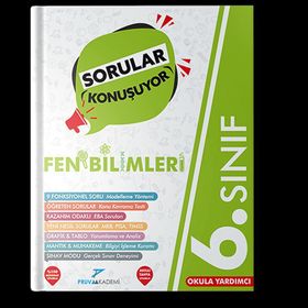 6. Sınıf Fen Bilimleri Sorular Konuşuyor Soru Bankası-Pruva Akademi Yayınları