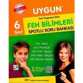 6. Sınıf Fen Bilimleri Spotlu Soru Bankası - Sadık Uygun Yayınları