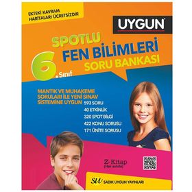 6. Sınıf Fen Bilimleri Spotlu Soru Bankası - Sadık Uygun Yayınları