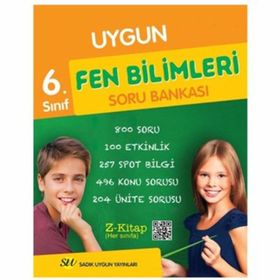 6. Sınıf Fen Bilimleri Spotlu Soru Bankası - Sadık Uygun Yayınları