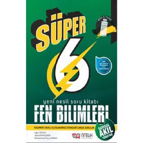 6. Sınıf Fen Bilimleri Süper Yeni Nesil Soru Bankası-Nitelik Yayınları