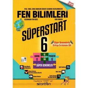 6. Sınıf Fen Bilimleri Süperstart Soru Bankası - Startfen Yayınları