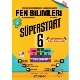 6. Sınıf Fen Bilimleri Süperstart Soru Bankası - Startfen Yayınları