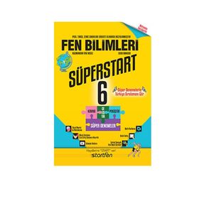6. Sınıf Fen Bilimleri Süperstart Soru Bankası - Startfen Yayınları