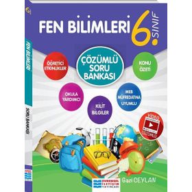 6.Sınıf Fen Bilimleri Video Çözümlü Soru Bankası Evrensel Yayınları