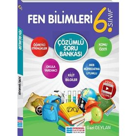 6.Sınıf Fen Bilimleri Video Çözümlü Soru Bankası Evrensel Yayınları