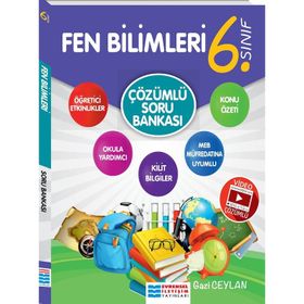 6.Sınıf Fen Bilimleri Video Çözümlü Soru Bankası Evrensel Yayınları
