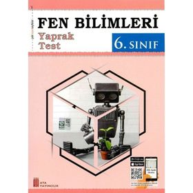6. Sınıf Fen Bilimleri Yaprak Test-Ata Yayıncılık