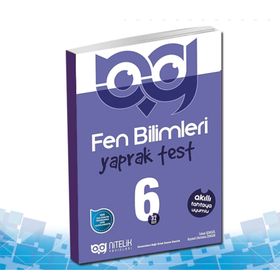 6. Sınıf Fen Bilimleri Yaprak Test Nitelik Yayınları