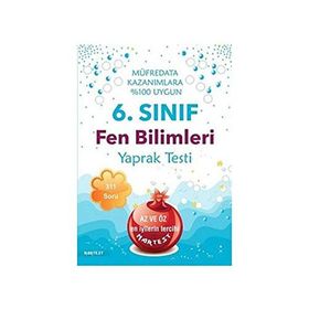 6. Sınıf Fen Bilimleri Yaprak Testi - kollektif