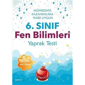 6. Sınıf Fen Bilimleri Yaprak Testi - kollektif