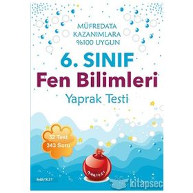 6. Sınıf Fen Bilimleri Yaprak Testi - kollektif
