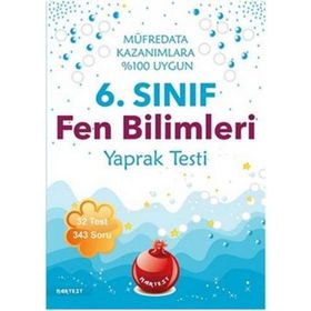 6. Sınıf Fen Bilimleri Yaprak Testi - kollektif