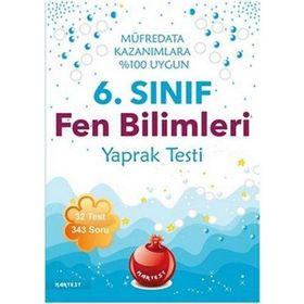 6. Sınıf Fen Bilimleri Yaprak Testi - kollektif