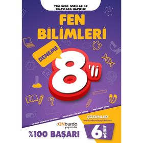 6. Sınıf Fen Bilimleri Yeni Nesil Branş Denemeleri-Onburda Yayınları