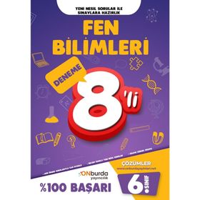 6. Sınıf Fen Bilimleri Yeni Nesil Branş Denemeleri-Onburda Yayınları