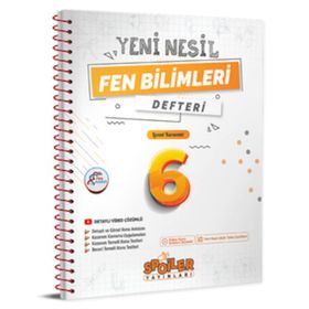 6. Sınıf Fen Bilimleri Yeni Nesil Defteri