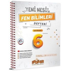 6. Sınıf Fen Bilimleri Yeni Nesil Defteri