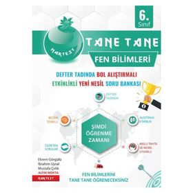 6. Sınıf Fen Bilimleri Yeşil Defter Tadında Tane Tane-Nartest Yayınları