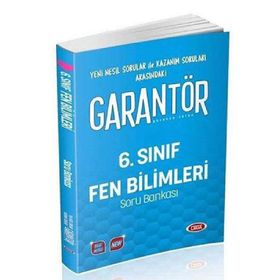 6. Sınıf Garantör Fen Bilimleri Soru Bankası Data Yayınları