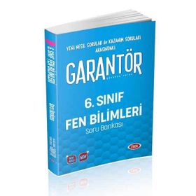 6. Sınıf Garantör Fen Bilimleri Soru Bankası Data Yayınları