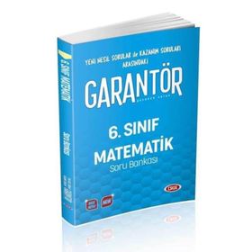 6.Sınıf Garantör Matematik Soru Bankası Data Yayınları