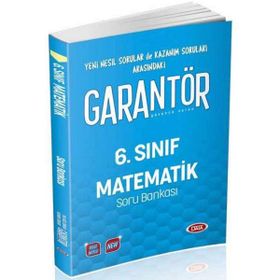 6.Sınıf Garantör Matematik Soru Bankası Data Yayınları