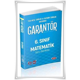6.Sınıf Garantör Matematik Soru Bankası Data Yayınları