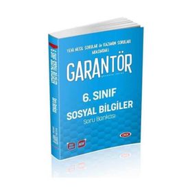 6. Sınıf Garantör Sosyal Bilgiler Soru Bankası Data Yayınları